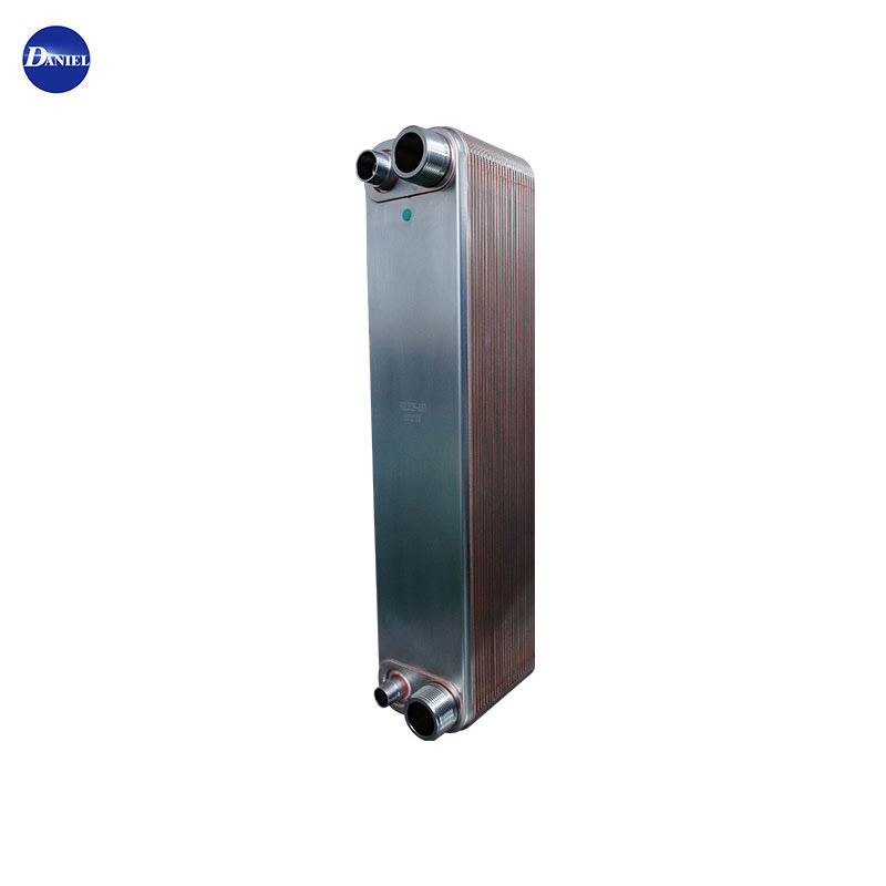 Industrial Water Chiller Copper Brazed Heat Exchanger Para sa Mga Homebrewer